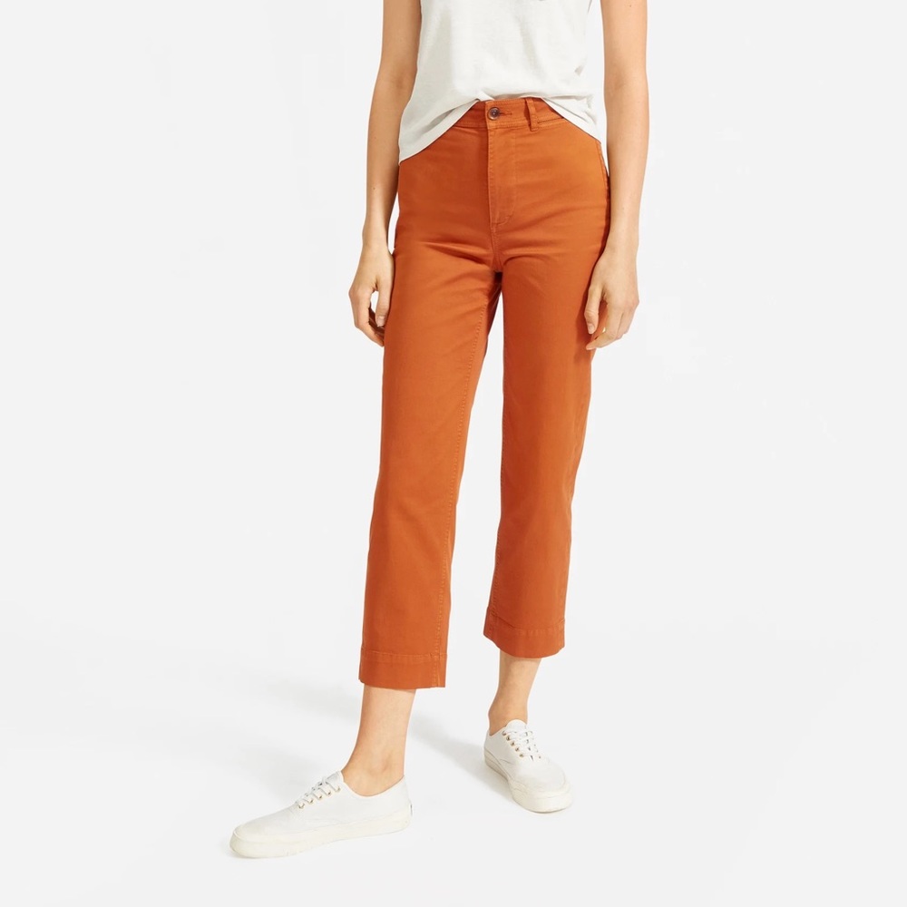 Everlane Lightweight Straight Leg Crop - 4, Cider